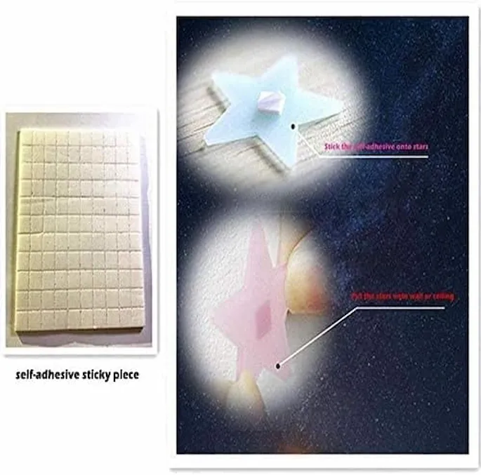 نجوم مضيئة توهج ليلي ساحر